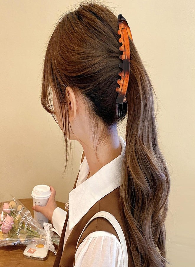 Hapdoo Strong Hold for Workouts & Thick Hair, 21pcs Banana Hair Clips for Women - 7 Styles Volumizing Claw Clips by Hapdoo, Secure Grip for All Hair Types - Image 5